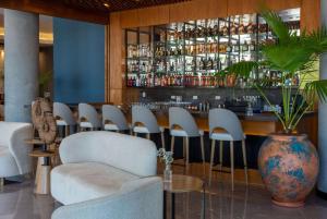 Coin salon dans l'établissement Tryp by Wyndham Asuncion
