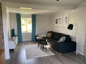 Posezení v ubytování Huset i skogen med utsikten