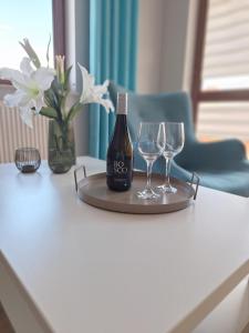 Nápoje v ubytovaní Apartament nad Iławką