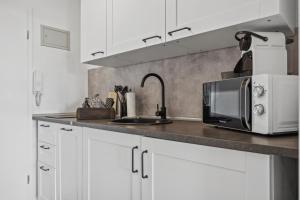 Nhà bếp/bếp nhỏ tại Fräulein Paula - Steinhude