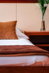 Letto o letti in una camera di Hotel Saraj