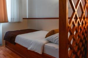 Letto o letti in una camera di Hotel Saraj