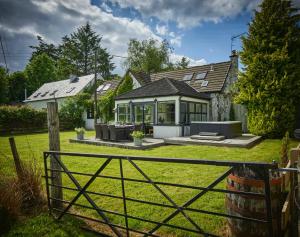Zahrada ubytování Lochend Chalets