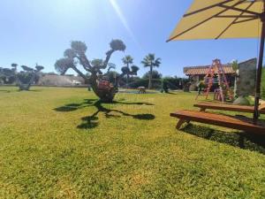 Zahrada ubytování location villa avec piscine a chott meriem