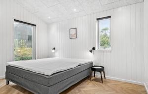 Katil atau katil-katil dalam bilik di Lovely Home In Haderslev With Wifi