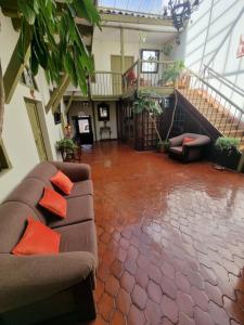Posezení v ubytování Hostal Mallqui