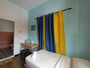 Letto o letti in una camera di DONG’HOME东东小院
