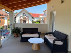 A seating area at Apartmány Silvia