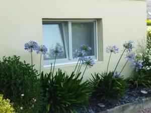 Zahrada ubytování Les Hortensias