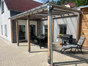 Patio nebo venkovní prostory v ubytování Ubytování na Čechách