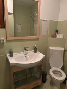Baðherbergi á Apartman Lumi - Stari Grad