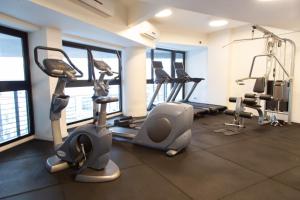 Γυμναστήριο ή/και όργανα γυμναστικής στο Mirto Beautiful Suite