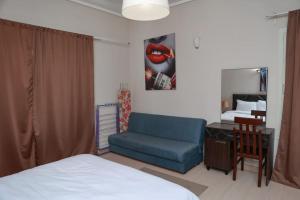 Postel nebo postele na pokoji v ubytování Tranquil 1BR in Prime New Cairo