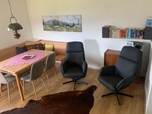 Posezení v ubytování Geelink's Berghütte