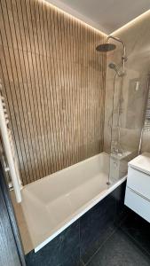Ένα μπάνιο στο Apartament Bulwary Chrobrego 11c +21 φωτογραφίες