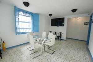 TV a/nebo společenská místnost v ubytování Hotel Concepción Antioquia