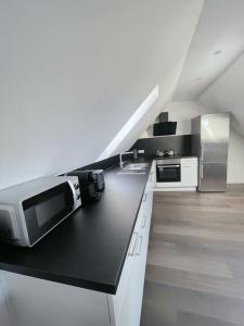 Kuchyň nebo kuchyňský kout v ubytování Apartment in Hofweier DG