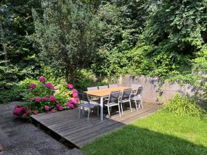 Zahrada ubytování Ferienhaus mit Aussicht