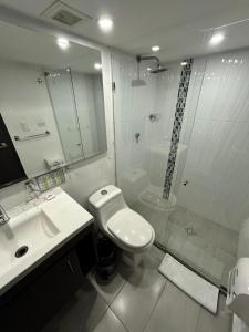 Koupelna v ubytování Aw Hotel Serenity Ferial