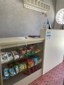 Η κουζίνα ή μικρή κουζίνα στο Pousada Pitanga