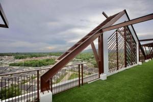a view from the balcony of a house at DHub Space Panglao in Dauis