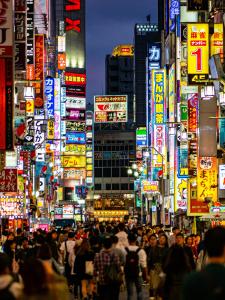 ホテルから撮影された、または一般的な東京の景色