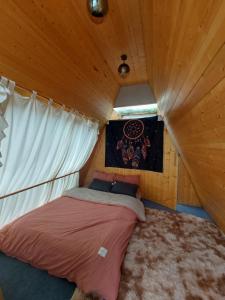 Postel nebo postele na pokoji v ubytování JS-Home