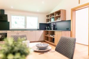 Kuhinja oz. manjša kuhinja v nastanitvi Nagelehof Apartment Bendelstein