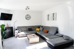 Posezení v ubytování Ferienwohnung Leni