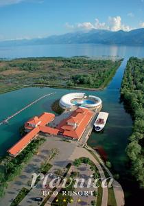 Vista aerea di Plavnica Eco Resort