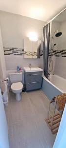 Kúpeľňa v ubytovaní Spacieux appartement T2 & cabine