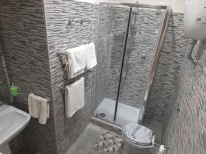 Koupelna v ubytování La Violetta