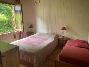 Posteľ alebo postele v izbe v ubytovaní Chalet Les Airelles