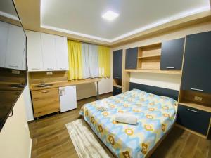 Kuchyň nebo kuchyňský kout v ubytování Apartmani N&D