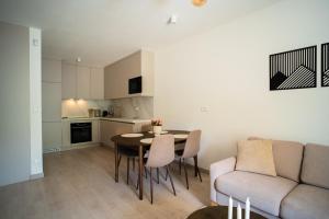 Η κουζίνα ή μικρή κουζίνα στο Apartmán Urban
