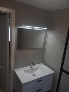 Koupelna v ubytování Cama