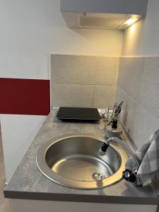 Köök või kööginurk majutusasutuses 'MONAS' mini apartments