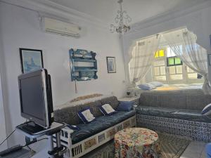 Posezení v ubytování Maisonnette style Andalous MONSAFA
