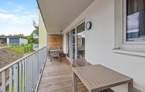 Balkón nebo terasa v ubytování Fewo Gebirgsresort