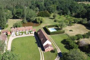 Naturlandskabet i nærheden af villaen