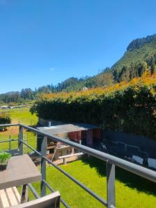 a view from the balcony of a house at Comfort Campestre in Tabio