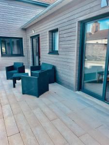 Posezení v ubytování Chez Fred "Les Cuchettes" Magnifique maison + 29 fotografií