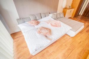 Postel nebo postele na pokoji v ubytování Apartmán HOREHRONIE + 20 fotografií