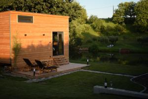 A garden outside Tiny U Labe