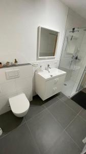Ένα μπάνιο στο Holiday Apartment Erbach-Ulm +18 φωτογραφίες