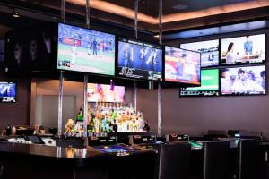 TV a/nebo společenská místnost v ubytování Horseshoe Las Vegas by Suiteness