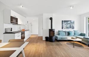 Kuchyň nebo kuchyňský kout v ubytování Schanzenblick