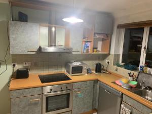 Η κουζίνα ή μικρή κουζίνα στο At Apex House single room