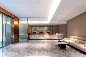 Posezení v ubytování Yizhi Hotel - Guangzhou Tower Metro Station Pazhou Convention and Exhibition Center Branch