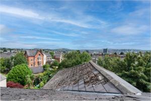 a view from the roof of a house at Sophia's Retreat - 2 Floor 4 Bed Apartment - Newport - Coastal Getaway in Newport